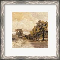 Framed 'Traditional Landscape 3' border=