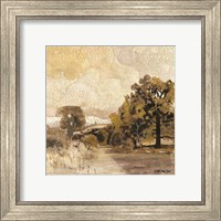 Framed 'Traditional Landscape 3' border=