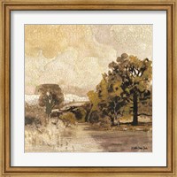 Framed 'Traditional Landscape 3' border=