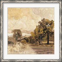 Framed 'Traditional Landscape 3' border=