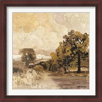 Framed 'Traditional Landscape 3' border=