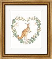 Framed Kangaroo Love