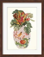 Framed Tropical Vase I