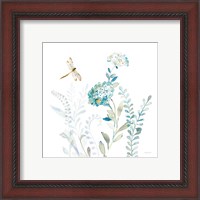 Framed 'Blues of Summer VII' border=