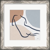 Framed 'Line Figures IV' border=