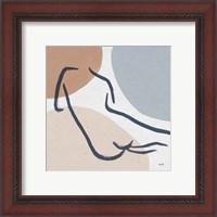 Framed 'Line Figures IV' border=