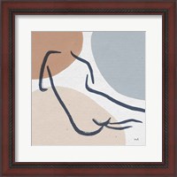 Framed 'Line Figures IV' border=