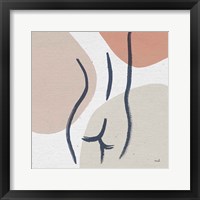 Line Figures II Framed Print