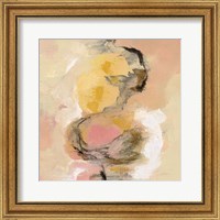 Framed 'Peony Aroma I' border=