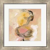 Framed 'Peony Aroma I' border=