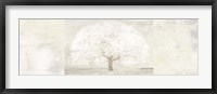 Framed Pale Tree Panel