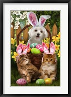 Framed Easter Bunnies in Training