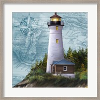 Framed 'Lighthouse IV' border=