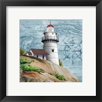 Framed 'Lighthouse V' border=