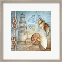 Framed 'Lighthouse VI' border=