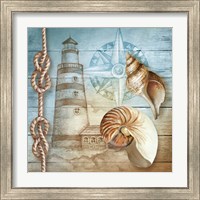 Framed 'Lighthouse VI' border=