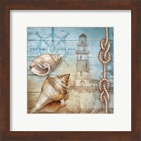 Framed 'Lighthouse VII' border=