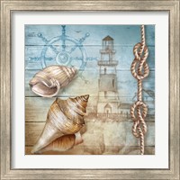 Framed 'Lighthouse VII' border=