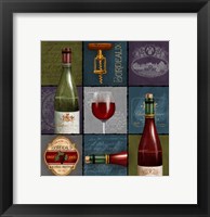 Framed Wine Collage Box