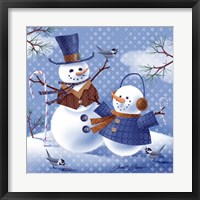 Framed Snow Duet