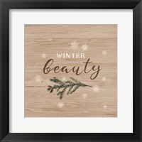 Winter Beauty I Framed Print