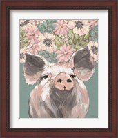 Framed 'Patrice the Pig' border=