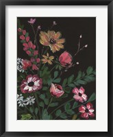 Dark and Moody Florals 2 Framed Print