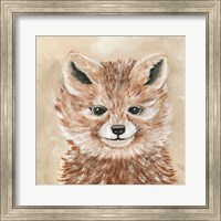 Framed 'Freckles the Fox' border=