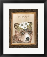 Framed Be Brave Bear