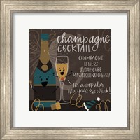 Framed 'Champagne' border=