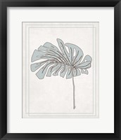 Framed 'Tropical Monstera IV' border=