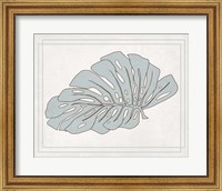 Framed 'Tropical Monstera I' border=