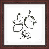 Framed 'Lemons BW' border=