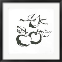 Framed 'Apples BW' border=