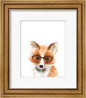 Framed 'Fox in Glasses' border=