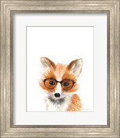 Framed 'Fox in Glasses' border=