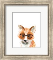 Framed 'Fox in Glasses' border=