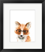 Framed 'Fox in Glasses' border=