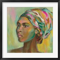 Framed 'African Woman II' border=