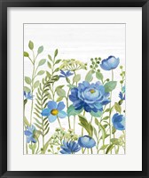 Botanical Blue VII Framed Print