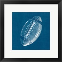 Framed 'Ball Four Blueprint III' border=