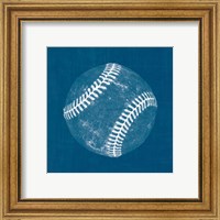 Framed 'Ball Four Blueprint I' border=