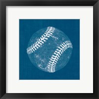 Framed 'Ball Four Blueprint I' border=