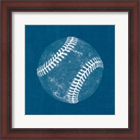 Framed 'Ball Four Blueprint I' border=