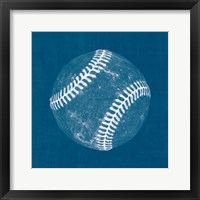 Ball Four Blueprint I Framed Print