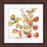 Framed 'Eucalyptus Leaves Spice I' border=