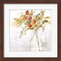 Framed 'Eucalyptus Vase Spice I' border=