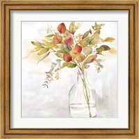 Framed 'Eucalyptus Vase Spice I' border=