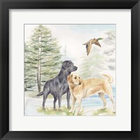 Framed Woodland Dogs I