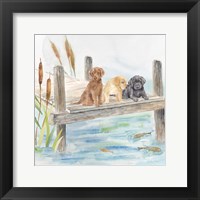 Woodland Dogs IV Framed Print